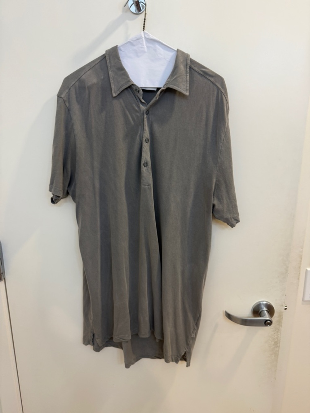 Crossley Men's Faded Gray Short-Sleeve Polo